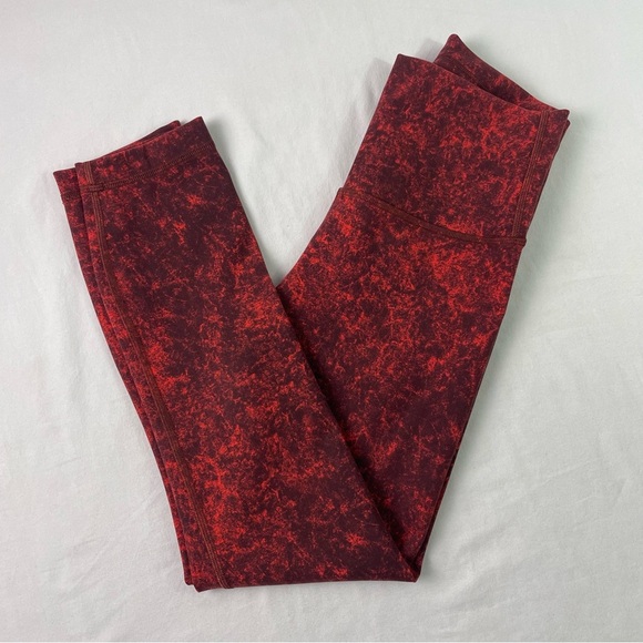 Lululemon Athletica Women's Wunder Train High Rise Crop 23” in Autumn Red size 4 - Picture 1 of 8